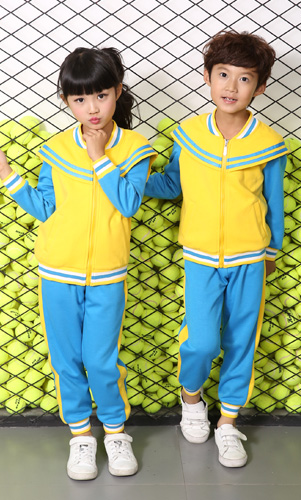 新颖幼儿园园服运动套装园服订做AM17TZ008