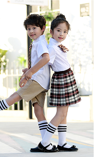 夏季校服 中小学 幼儿园T恤 短袖时尚绅士 淑女校服 班服