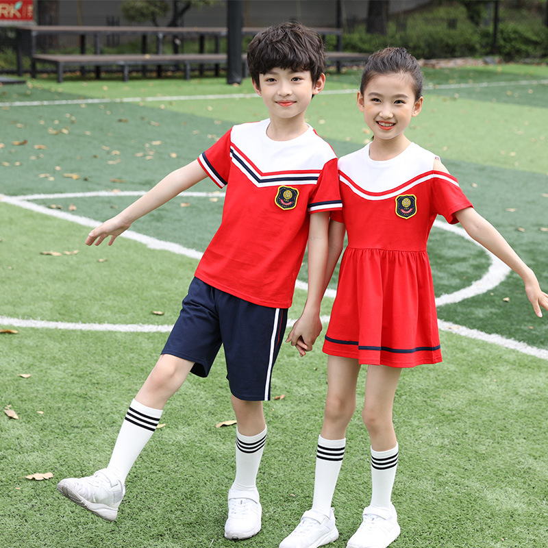 幼儿园园服儿童班服定制 英伦风小学生运动校服