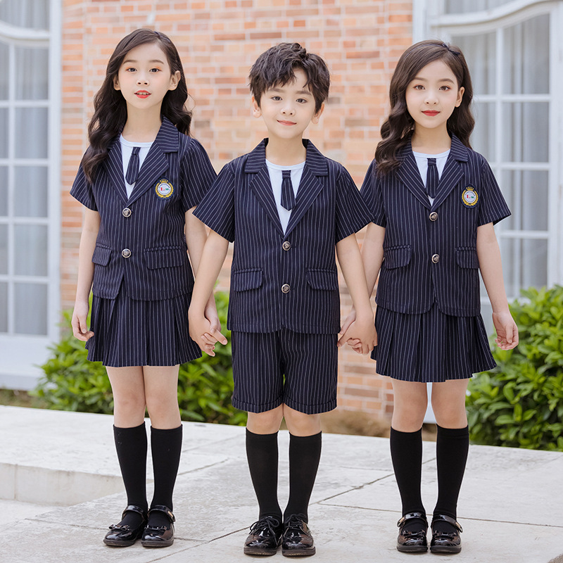 幼儿园衬衫套装英伦风学生校服  轩洋服饰艾咪天使